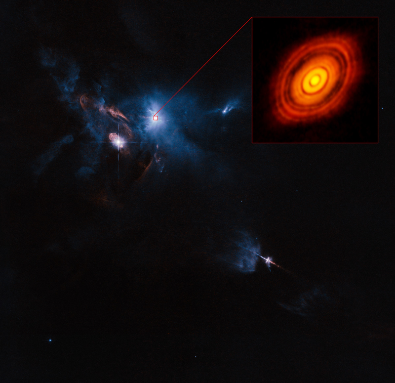 Illustration for article titled Revolutionary photo clearly shows star system forming for the first time